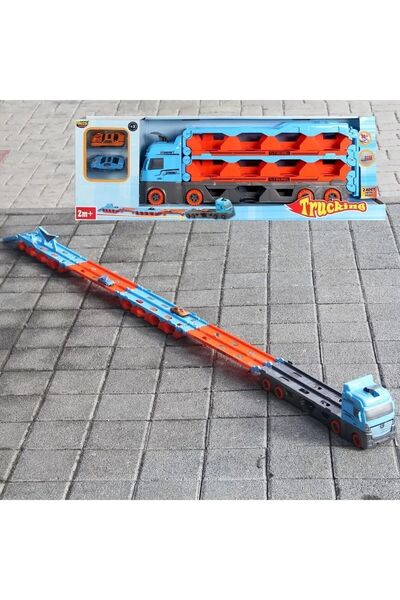 RAF Store Yarış Pisti Özellikli Araç Taşıyıcı Tır 2 Metre Uzunluk Oyuncak Araba 24 Araç Kapasiteli