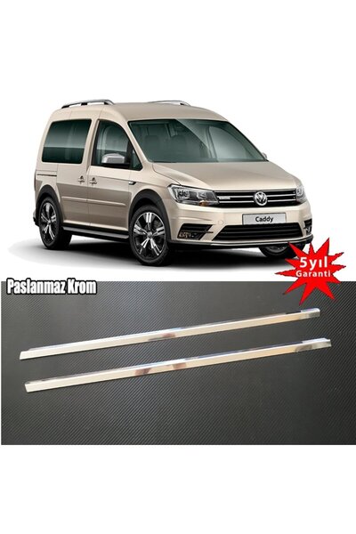 Niken Volkswagen Caddy Cam Çıtası Kromu Nikelajı 2015 Sonrası
