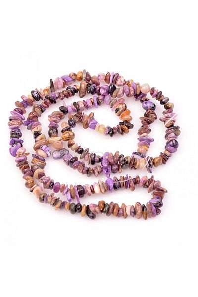 Taş Sandığı Women's Pink Cheroite Stone String Necklace