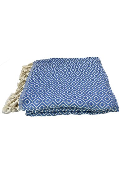 INTER Z Σετ 2 πετσέτες Peshtemal & Beach - 100% βαμβάκι, XXL 90x170cm, Bodrum