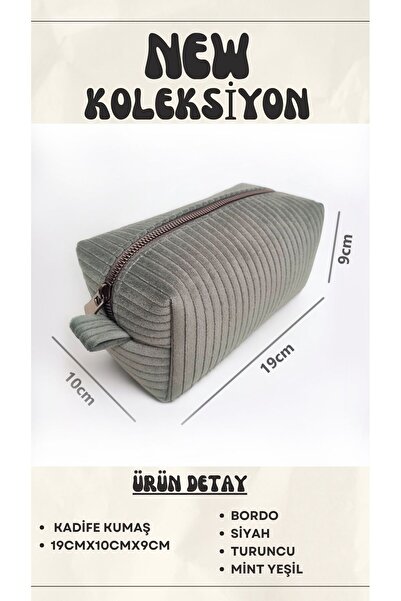 FDF STORE Kadife Makyaj Çantası 4 Renk