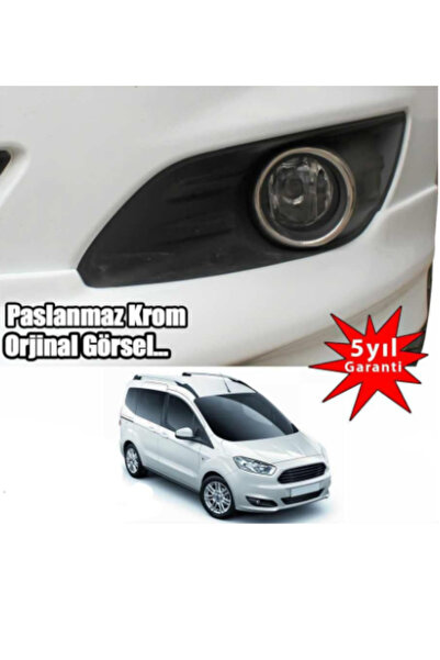 Niken Ford Courier Sis Farı Çerçevesi Kromu Nikelajı 2014-2017