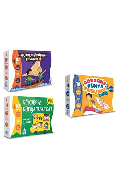 Mavi Kirpi 2. Sınıf Gökdeniz Dünya Turunda 3 Set (30 Kitap)