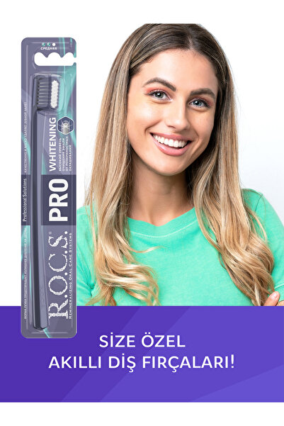 R.O.C.S. R.O.C.S. PRO 5940 BEYAZLATICI DİŞ FIRÇASI – ORTA SERT - GRİ