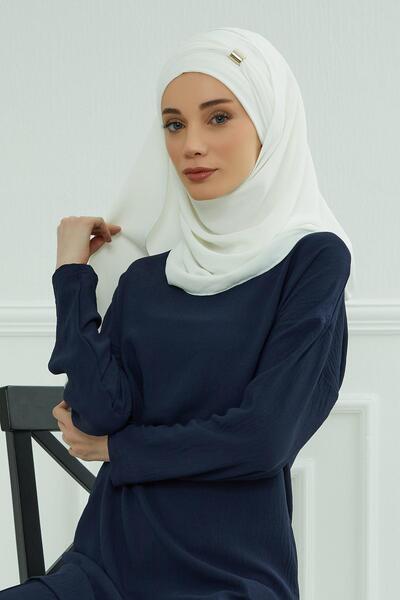 Aisha's Design Αξεσουάρ Λεπτομερές Αξεσουάρ Aerobin Shawl,CPS-94,Λευκό