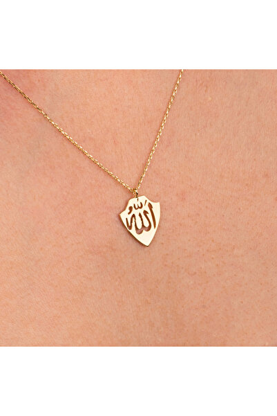 FasekGold Gümüş Kolye - Allah Yazılı 925 Ayar Gümüş Kolye