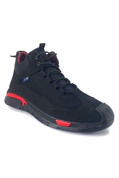 MARCOMEN Casual ανδρικά παπούτσια - 16215 22kb Μαύρο Nubuck