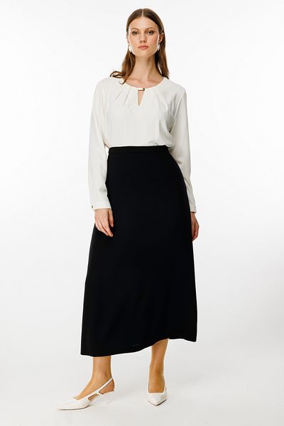 Ekol Maxi Crepe Skirt