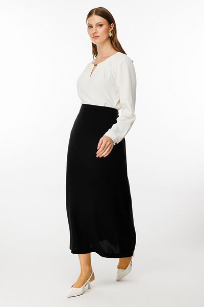 Ekol Maxi Crepe Skirt