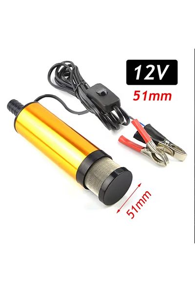 Choice 12v 51mm 38/51MM Electric Car Oil Pump 12V For Pumping Diesel Oil Water Fuel Transfer Pump 12L/min S