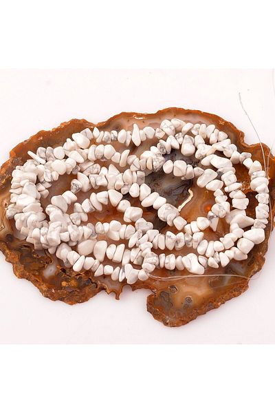 Taş Sandığı Howlite Stone Broken String
