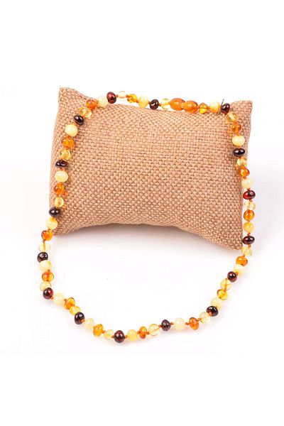 Taş Sandığı Damla Amber Baby Necklace - Certified Product
