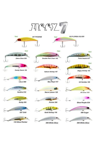 Fujin Ziggy7 70mm 9.6gr Sinking LRF Maket Balık