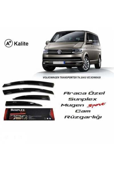 SUNPLEX Volkswagen Transporter T5-t6-t7 Cam Rüzgarlığı Mugen Tip