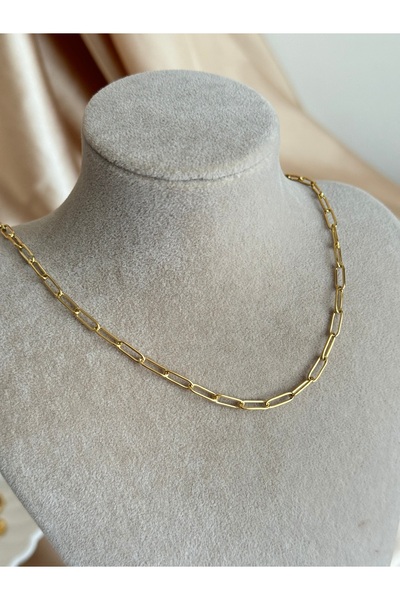 Nour Co Çelik Ataç Kolye Zinciri 45cm & Charm Kolyeni Tasarla