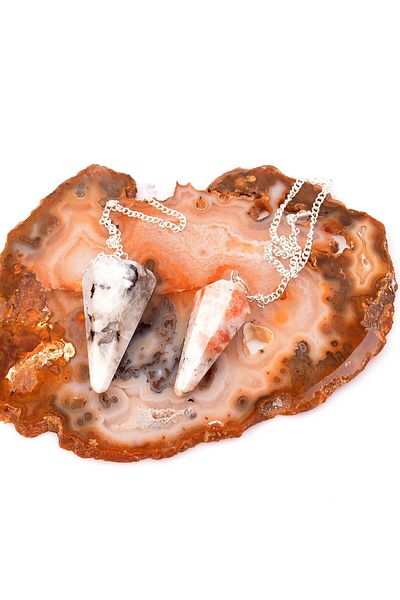 Taş Sandığı Sun Stone and Moon Stone Pendulum - Double Pandula Set
