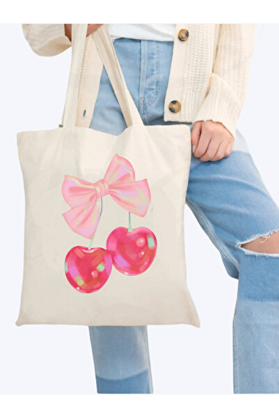 Cemira Y2K Bows Coquette - Geantă retro unisex, panglici Pinterest