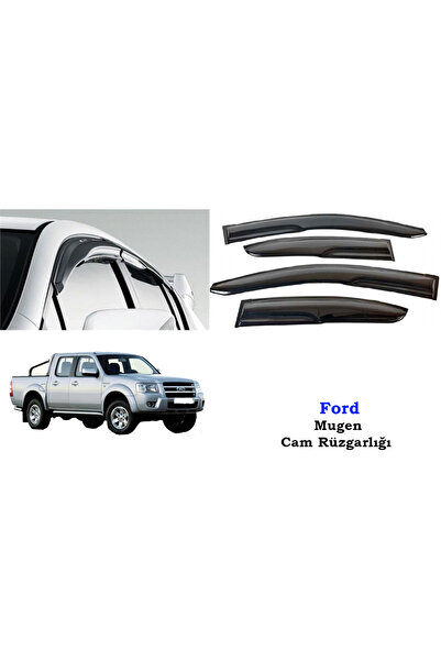 Universal Ford Ranger Mugen Cam Kenar Rüzgarlığı 2006 2012