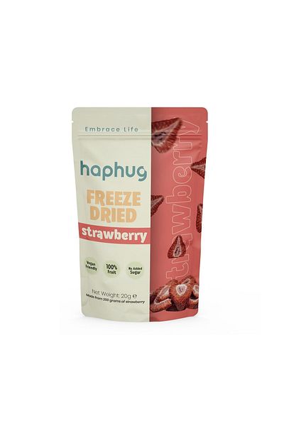 HapHug Freeze Dried Red Fruits 5 Pack - Freeze Dry Dried Fruit
