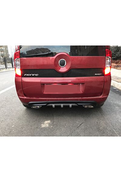 Universal Fiat Fiorino Difüzör Arka Tampon Çift Egzoz Çıkışlı
