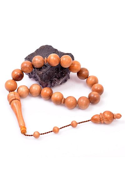 Taş Sandığı Olive Tree Efe Rosary - 14 Mm Wrist Length