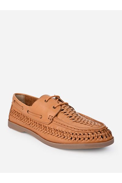 Styli Genuine Leather Handmade Lace Up Shoes