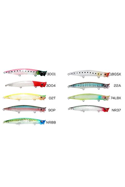 RİVER River Pop N Catch 3d 90 9cm 8gr Su Üstü Popper Yem