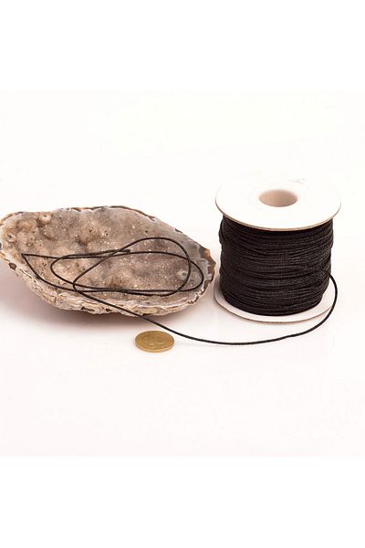 Taş Sandığı Black Color Rosary Thread - Very Sturdy Parachute Thread -