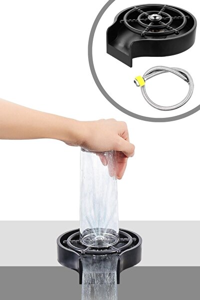 MOBEE Tezgah Üstü Basınçlı Bardak Yıkayıcı Pratik ve Su Tasarruflu Temizlik Ç...