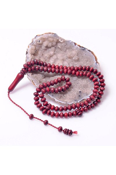 Taş Sandığı Red Color Boxwood Prayer Rosary