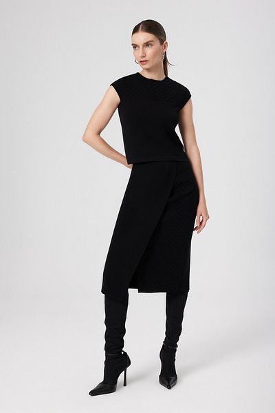 Mısırlı Top crop negru cu guler cu model