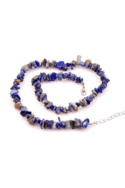 Taş Sandığı Lapis Lazuli Stone Unshaped Necklace