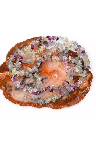 Taş Sandığı Unshaped Array Fluorite Stone - Broken Stone