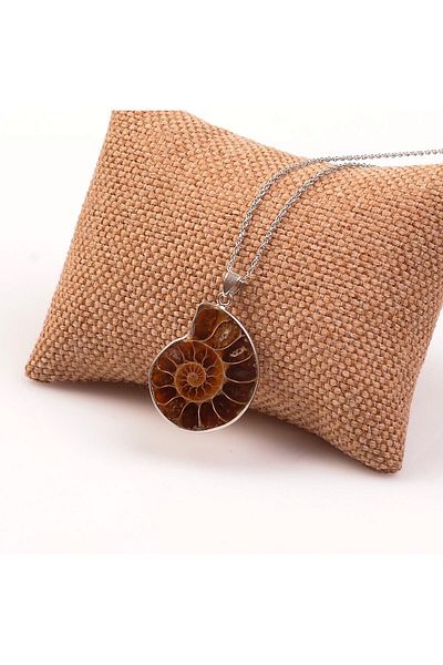 Taş Sandığı Ammonite Stone Necklace