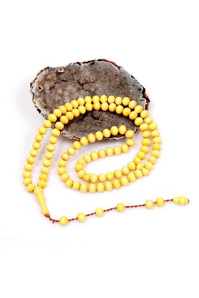 Taş Sandığı 8 mm Orange Tree Prayer Rosary - Systemized