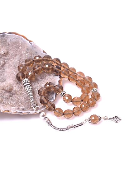 Taş Sandığı Sentetik Zultanit Taşı Gümüş Tesbih ( 8 mm ) - Renk Değiştiren Ürün