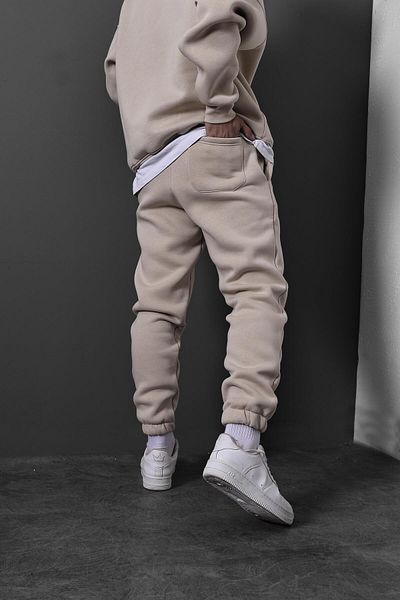 Slatra Ανδρική φόρμα μπεζ Basic Elastic Leg