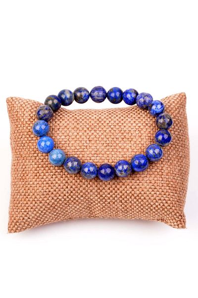 Taş Sandığı Lapis Lazuli Stone Bracelet -10 Mm