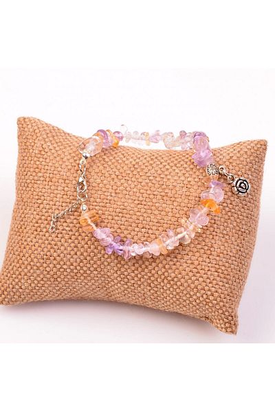 Taş Sandığı Ametrine Stone Unshaped Bracelet