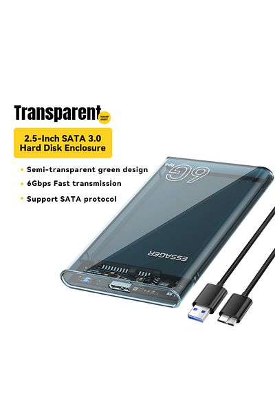 Choice Grey Essager 2.5 Inch Sata Box Usb 3.0 Hdd Enclosure Mobile Hard Drive Cases For Ssd 2.5inch Sata S