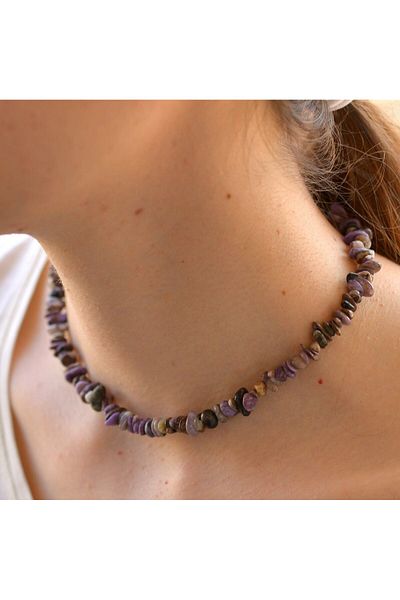 Taş Sandığı Çeroit Stone Unshaped Necklace