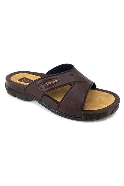Ceyo 3200 1 Anatomical Men's Slippers, Brown