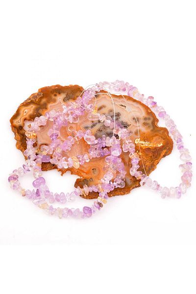 Taş Sandığı Ametrine Stone Unshaped String - Broken Stone
