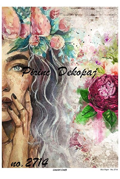 LİNEART Lineart Pirinç Dekopaj Kağıdı 29X42 No:L2714