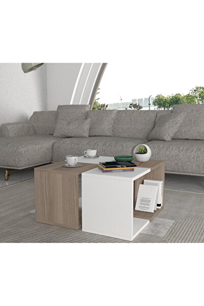 Dekorister Doodle Orta Sehpa Beyaz-cordoba