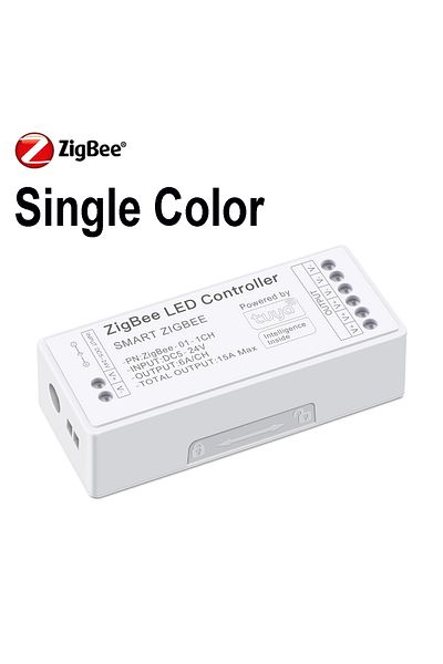 Choice Single Color Zigbee Smart LED Controller works with RGBW CCT Single color RGBCCT RGB LED Strip COB /
