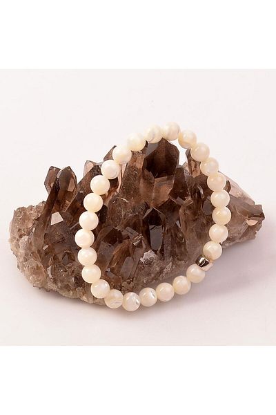 Taş Sandığı Pearl Stone Bracelet - 7 Mm