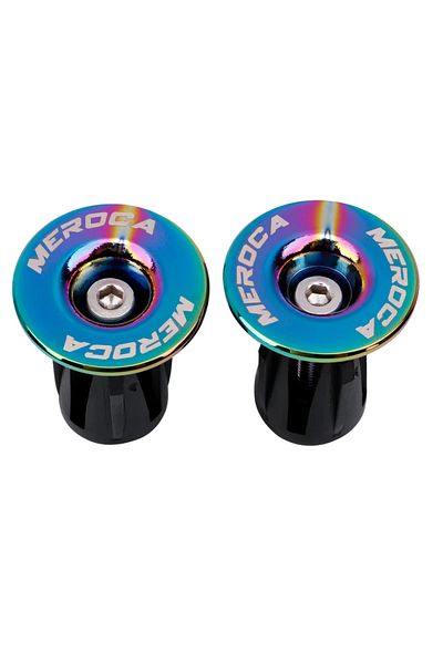 Choice Rainbow MEROCA Mountain Bike Aluminum Alloy Inflated Lock To Connector Road Bicycle Handlebar End Ca
