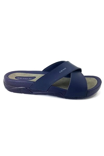 Ceyo 9877 23Yt Anatomical Men's Slippers Navy Blue