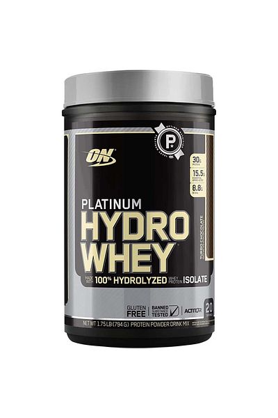 Optimum Nutrition Platinum HydroWhey, Turbo Chocolate, 1.75 LB